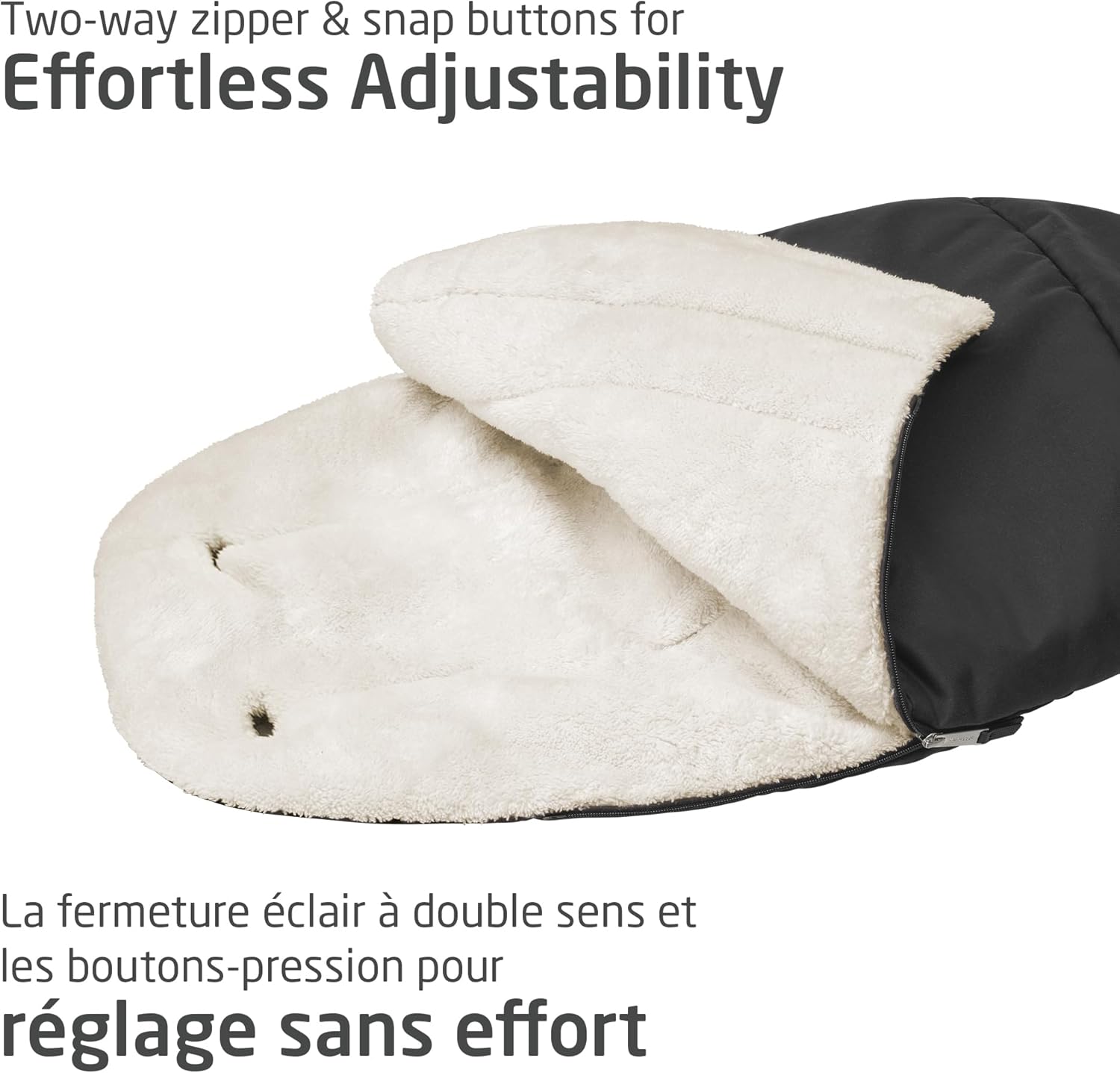 Maxi Cosi 2-in-1 Winter Footmuff – Sherpa Lined