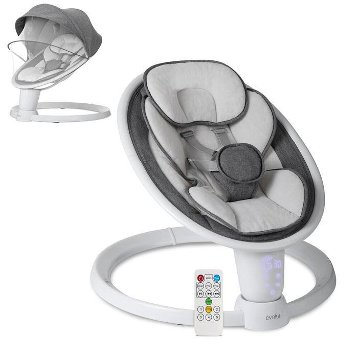 Balançoire pour bébé Dream on Me SootheSway, blanche