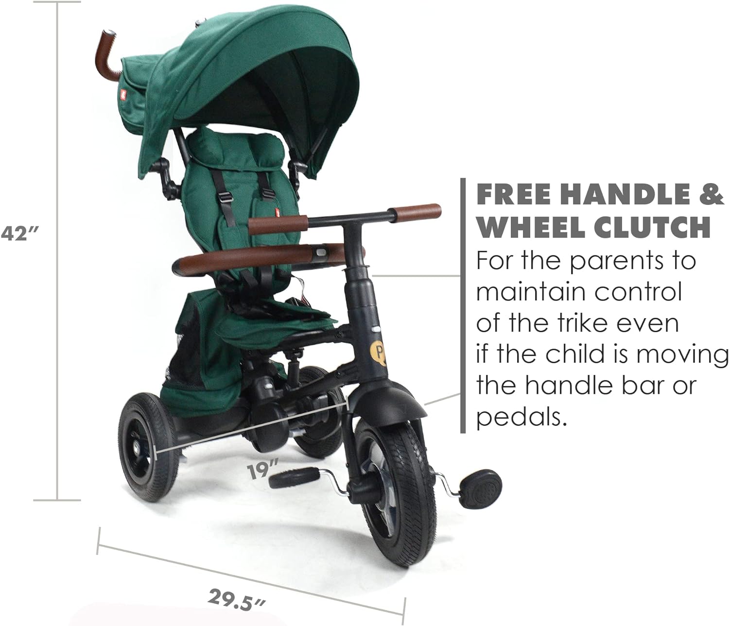 Q Play Rito Plus Folding Stroller Trike - Premium - 2023 Edition