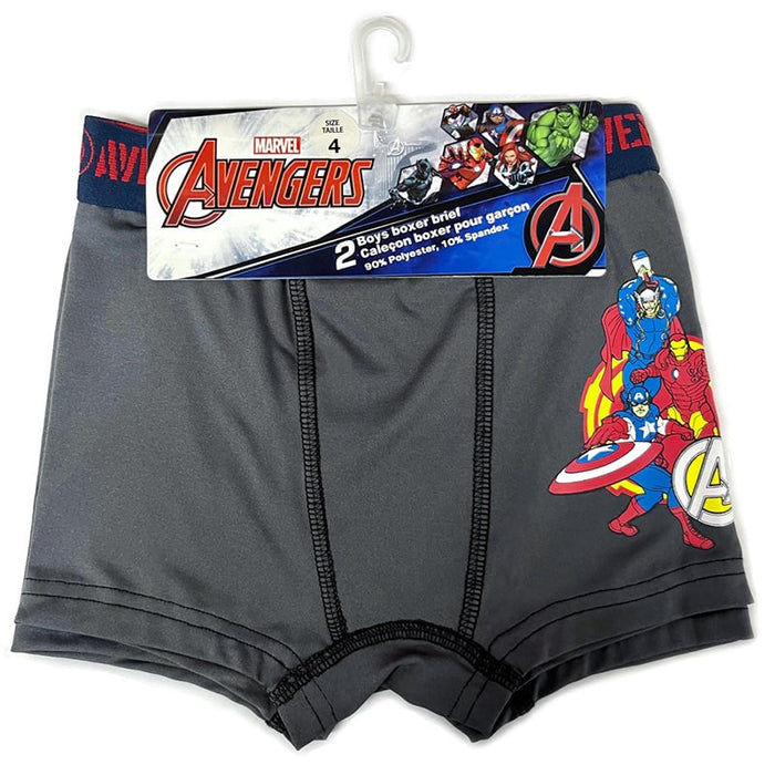 Jellifish Marvel Avengers Boys Boxer Briefs - 2 Pack