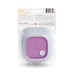Munchkin Splash 2 Bowls with non-slip base shown in clear packaging, white and purple color.