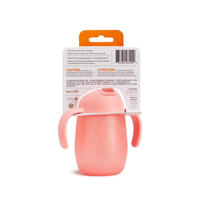 Gobelet d'apprentissage Munchkin Simple Clean avec poignées - 6 mois et plus, 200 ml - Lot de 1