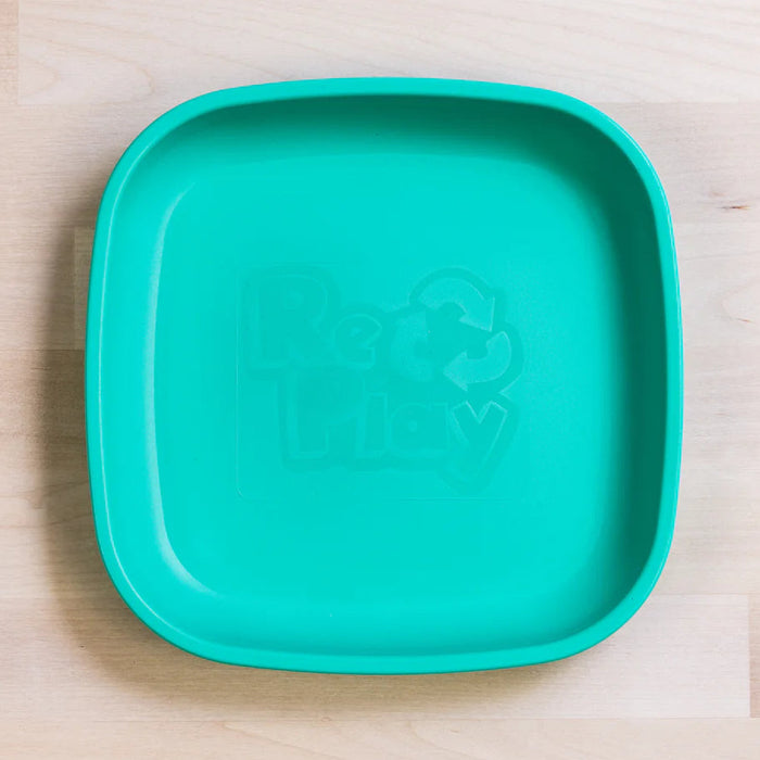 Re-Play Recycled Small Flat Plastic Plate - 7in./19cm