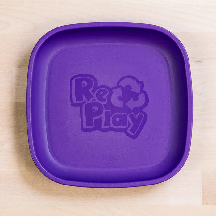 Re-Play Recycled Large Plastic Flat Plate - 9in./23cm