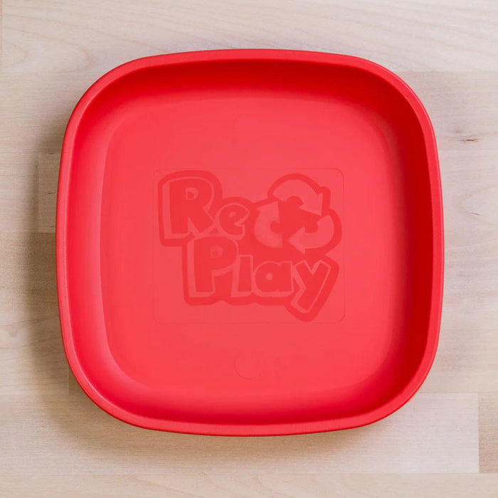 Re-Play Recycled Small Flat Plastic Plate - 7in./19cm