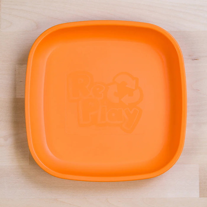 Re-Play Recycled Small Flat Plastic Plate - 7in./19cm