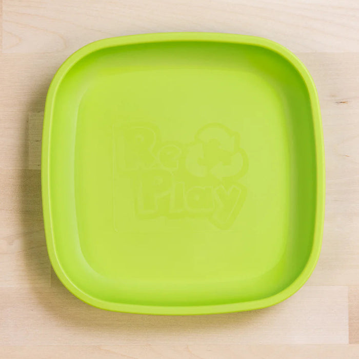 Re-Play Recycled Small Flat Plastic Plate - 7in./19cm