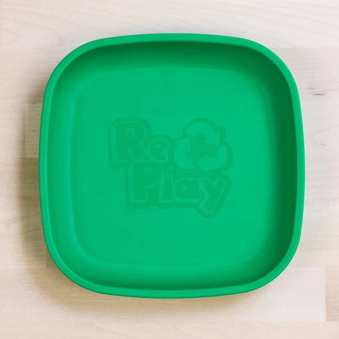 Re-Play Recycled Small Flat Plastic Plate - 7in./19cm