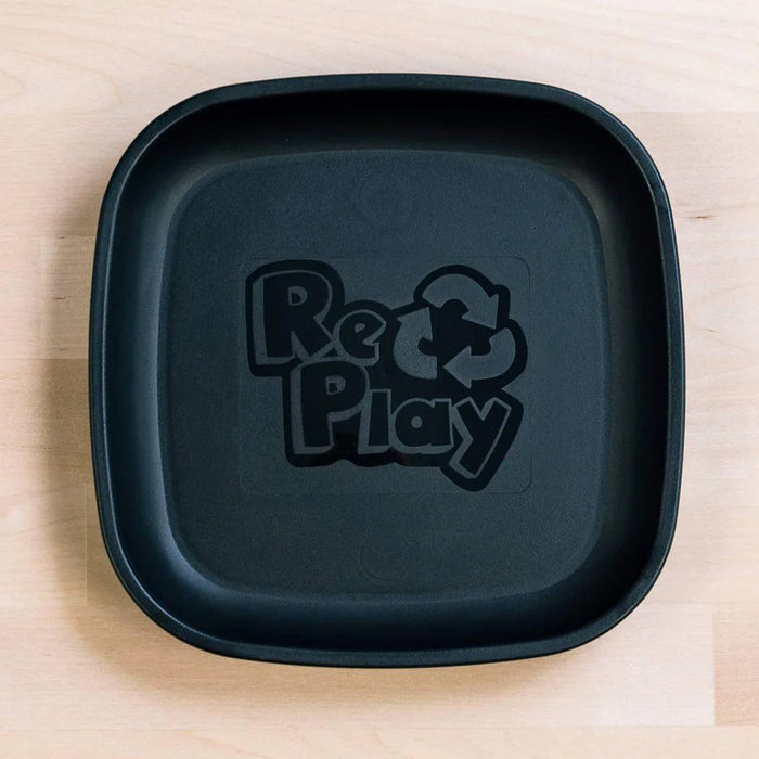 Re-Play Recycled Small Flat Plastic Plate - 7in./19cm