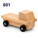 Solid maple wood transport vehicle toys - 801 Flat bed Transport Truck
