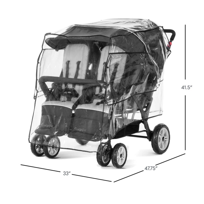 Foundations® Rain Cover & Weather Shield for Quad & LX4 Strollers