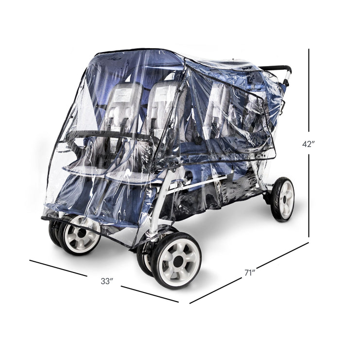 Foundations® Rain Cover & Weather Shield for Jamboree 6 & LX6 Strollers