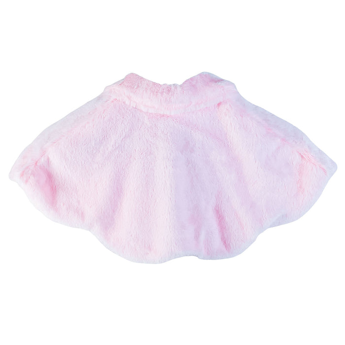 Baby, Toddler & Girls Faux Fur Shoulder Wrap Bolero – Elegant Ceremony Cover-Up with Pom Poms (1–12Y)