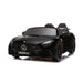 Mercedes AMG black ride on toy car for kids shown on a white background.