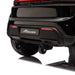 Porsche Macan Turbo kids ride-on car rear view showing detailed taillights and dual wheels.
