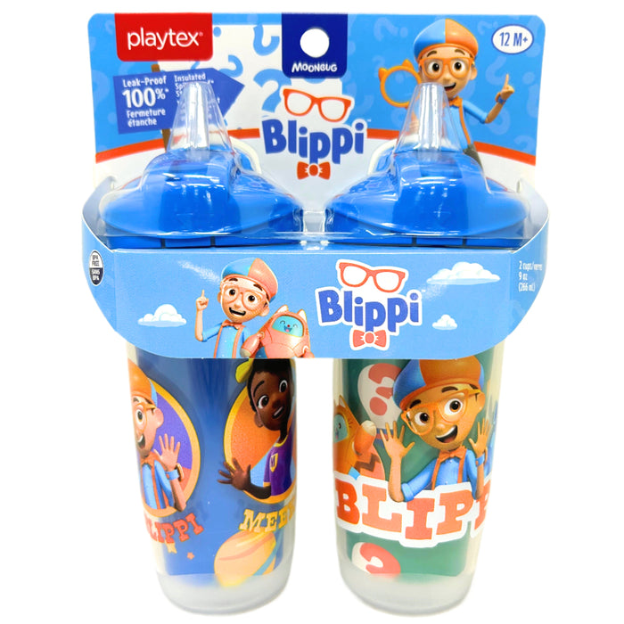 Playtex Baby Stage 3 Blippi Straw Cup - 9oz/12m+ - 2pk