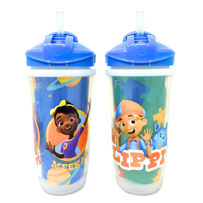 Playtex Baby Stage 3 Blippi Straw Cup - 9oz/12m+ - 2pk