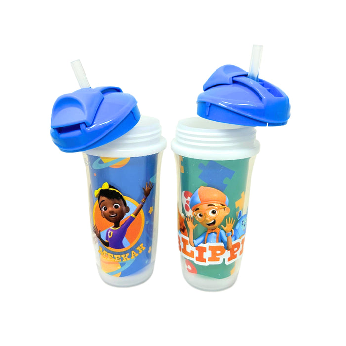 Playtex Baby Stage 3 Blippi Straw Cup - 9oz/12m+ - 2pk