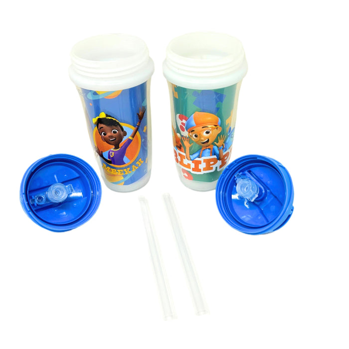Playtex Baby Stage 3 Blippi Straw Cup - 9oz/12m+ - 2pk