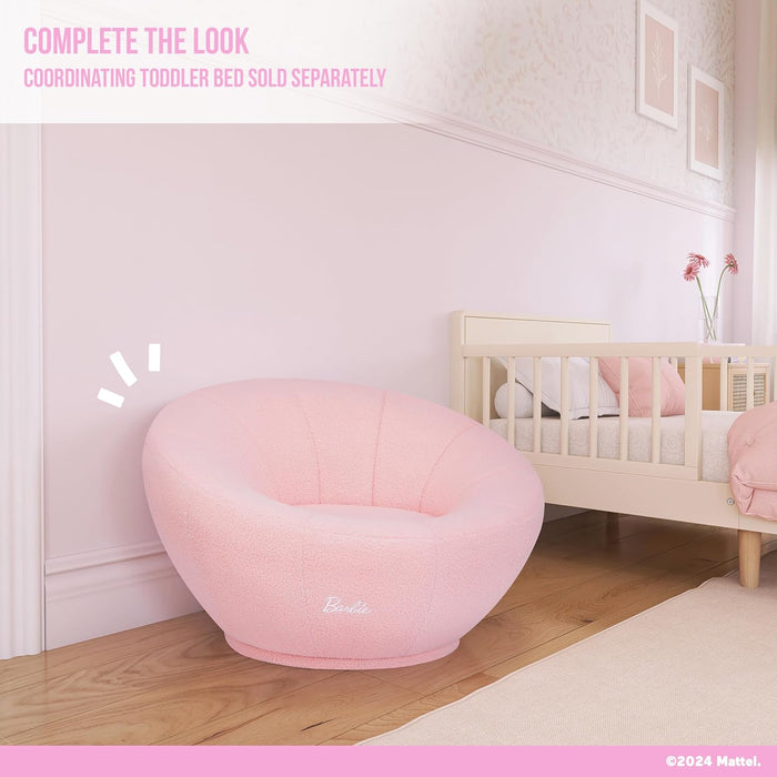 Evolur Barbie I'm Unstoppable Kid's Couch - Pink