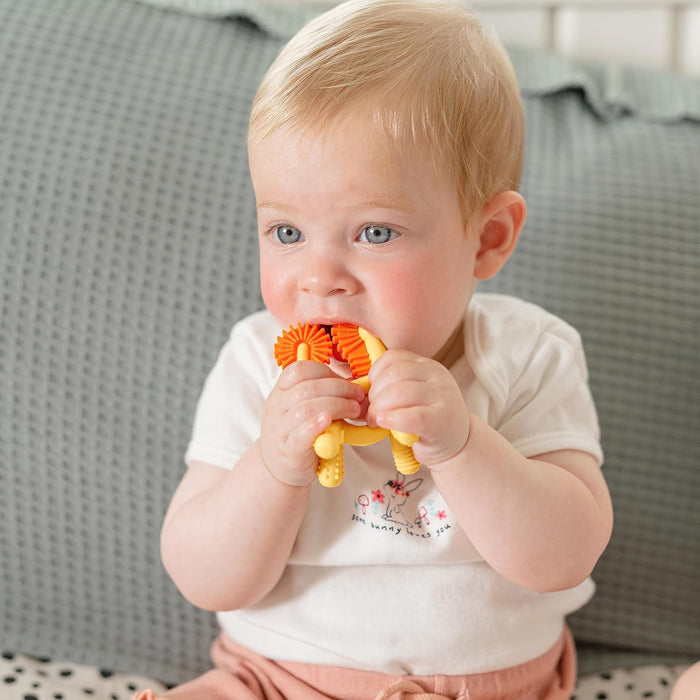 Nuby Geo Zoos 100% Baby Silicone Teether