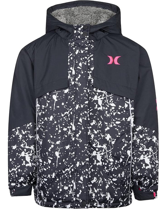 Hurley Girls' Snowboard Jacket Big Kids Winter Coat Size (S/P to XL/TG)