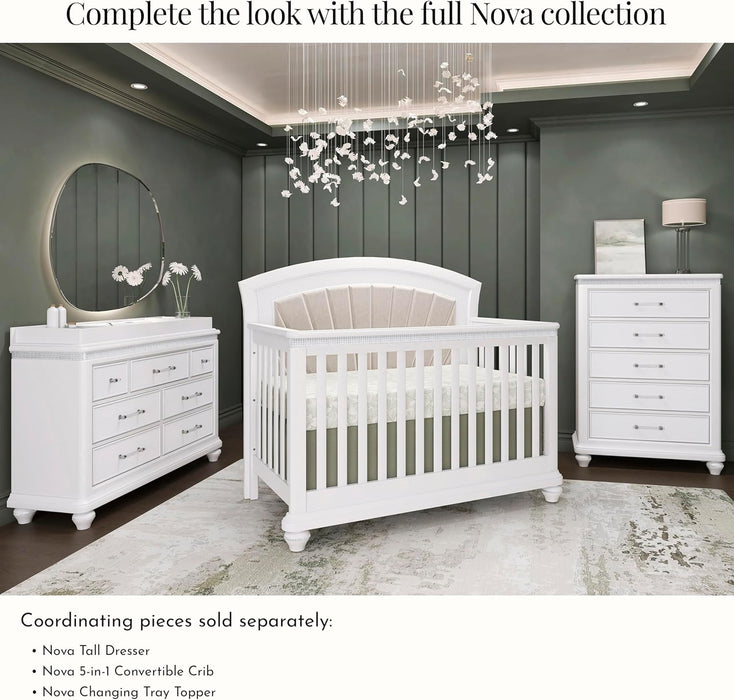 Commode double Evolur Nova à 7 tiroirs