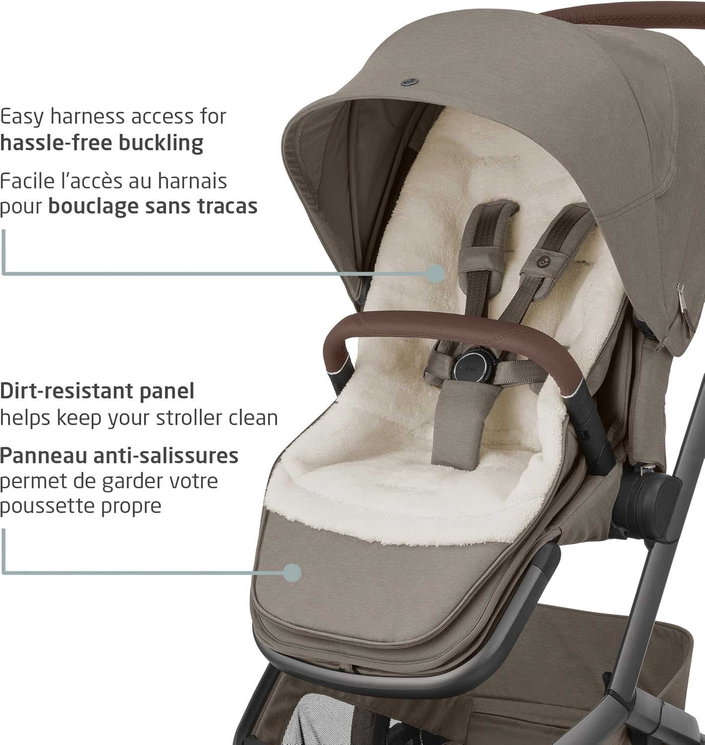 Maxi Cosi 2-in-1 Winter Footmuff – Sherpa Lined