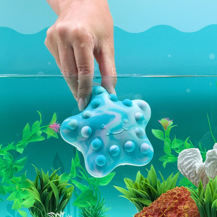 Jouet de bain Munchkin Pop Squish pour bébés et jeunes enfants - Étoile de mer