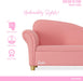 Barbie pink chaise lounge for kids, easy to clean, non-toxic, and built to last.