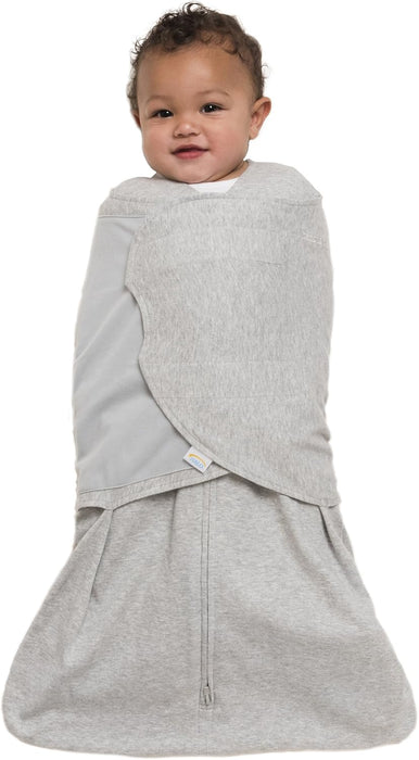 HALO SleepSack Swaddle - Grey Heather - TOG 1.5