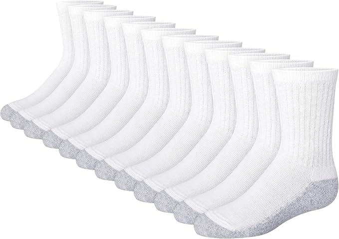 Chaussettes Hanes pour garçon, lot de 12, tailles S à L