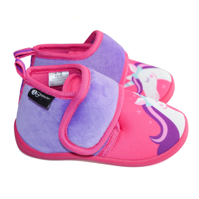 Chaussons antidérapants de garderie licorne pour fillettes de Kids Shoes - (5-6T à 13-1)