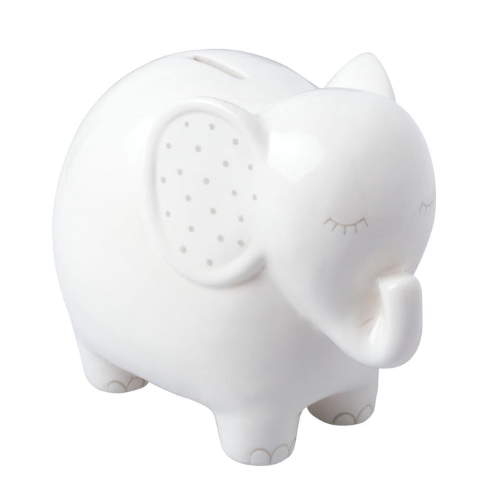 Pearhead Ceramic Elephant Piggy Bank