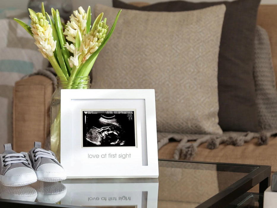 Sonogram Frame "Love at First Sight" - 4" x 3" (10 x 8 cm) photo insert