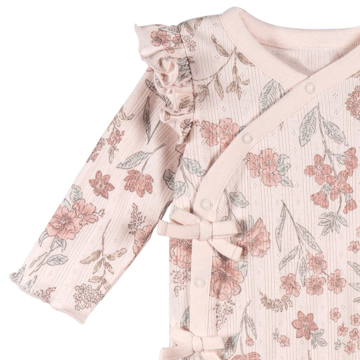 Just Born Baby 100% Cotton Sleep n' Play Footie