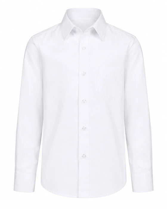 Chemise habillée standard Appaman® pour garçons – P1265-Blanc Pur | Tailles 7-16