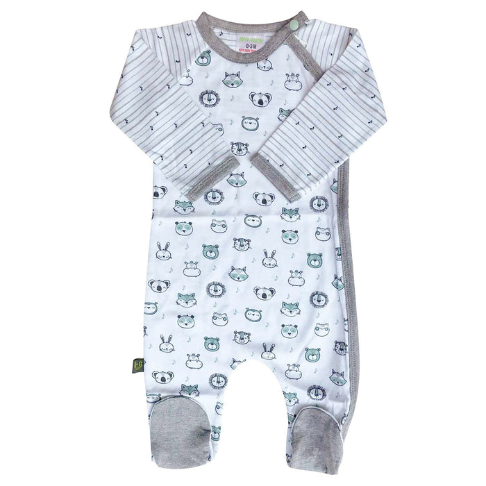 Onyx & Green Organic Baby Footie Pyjamas