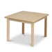 Square solid maple wood children daycare or classroom table - customizable