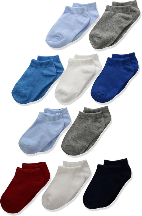 Chaussettes basses Hanes pour bébés garçons (12 mois à 5 ans), lot de 10