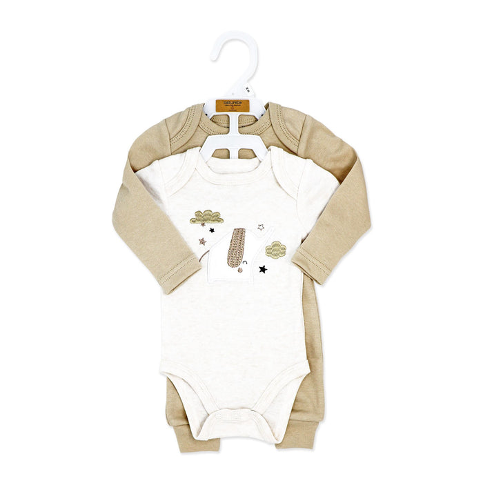 Naturelle Ensemble 3 pièces « Tourne-moi autour » Beige | Naissance à 12 mois