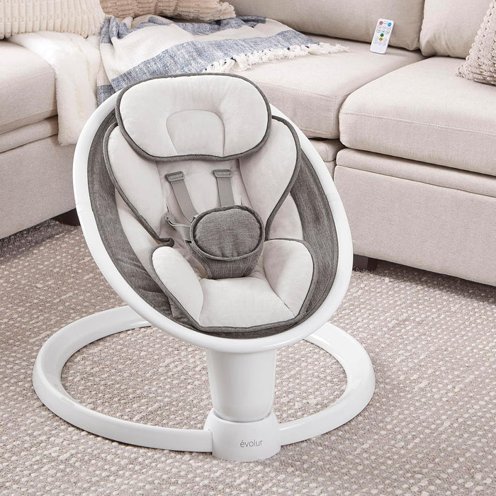 Balançoire pour bébé Dream on Me SootheSway, blanche