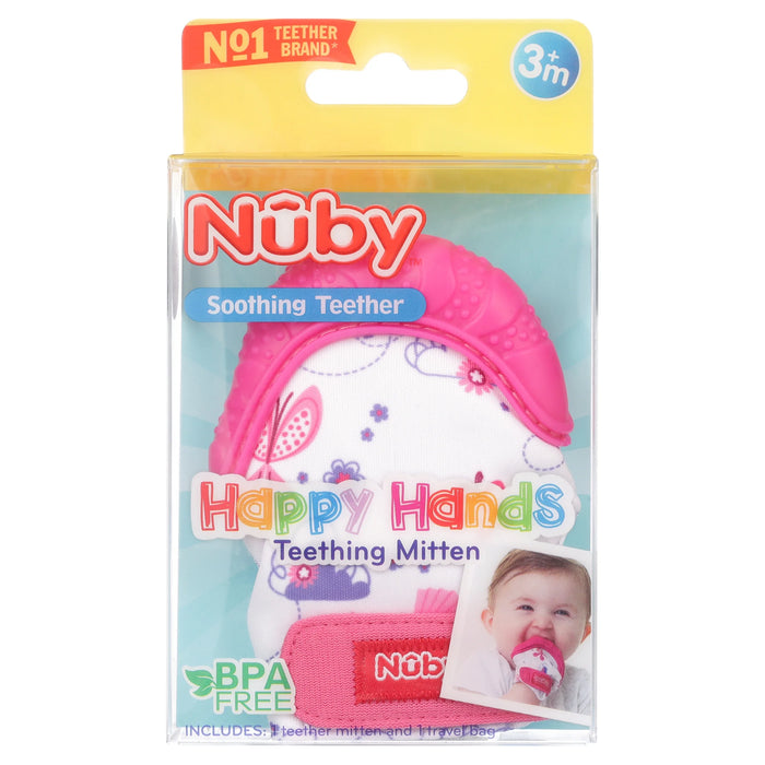 Nuby Happy Hands Soothing Teething Mitten
