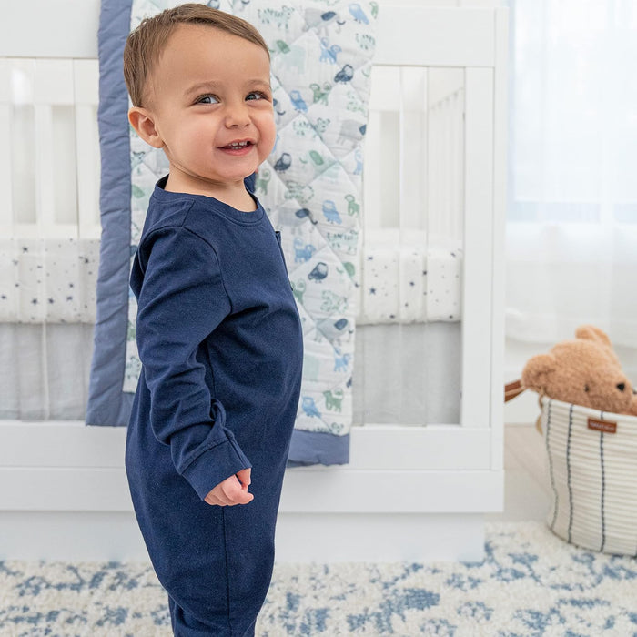 Aden & Anais Essentials 3-Piece Crib Bedding Set, Baby Bedding Bundle, Cotton Blanket, Crib Sheet