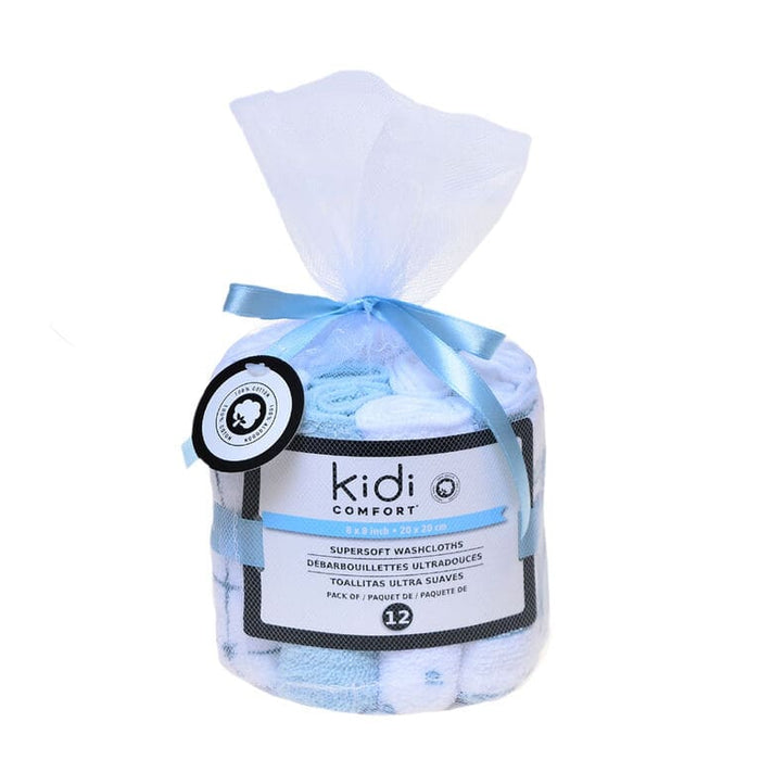 Kidilove Kidicomfort 12Pck Washcloths
