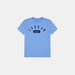 Jordan kids blue t-shirt with a black logo and number 23, shown flat on a white background.