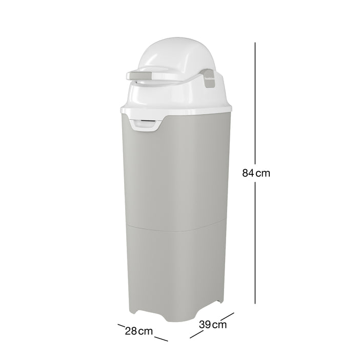 Foundations Tall Diaper Pail, Gray