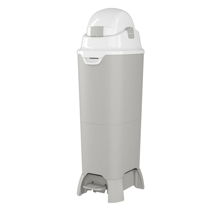 Foundations Tall Hands-Free Diaper Pail, Gray