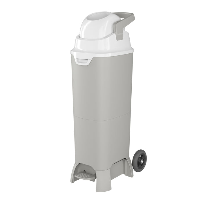 Foundations Pro Hands-Free Diaper Pail, Gray