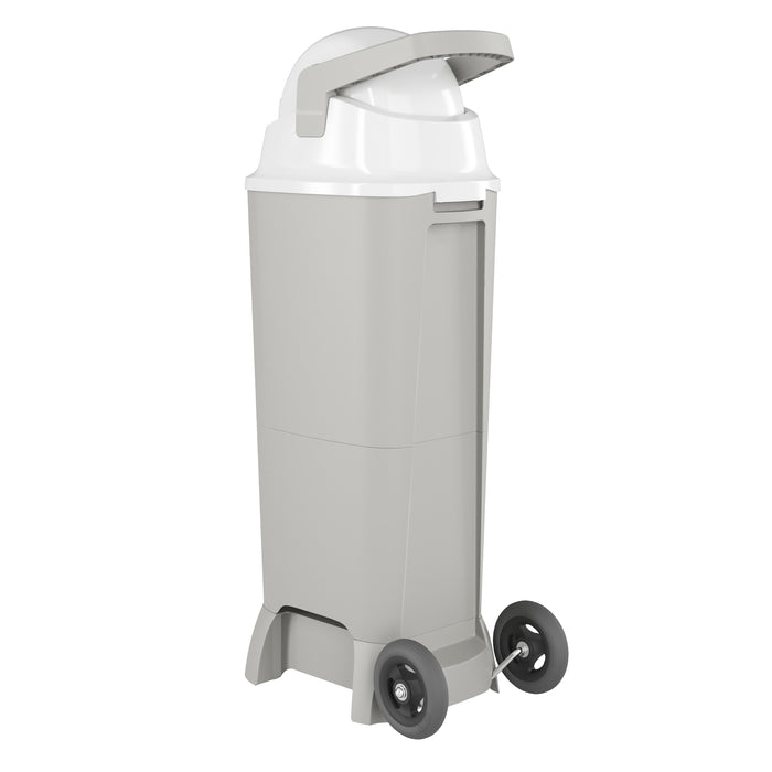 Foundations Pro Hands-Free Diaper Pail, Gray
